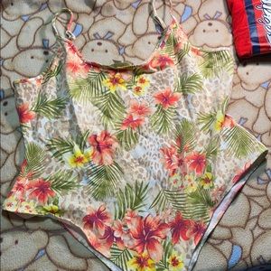 floral body suit